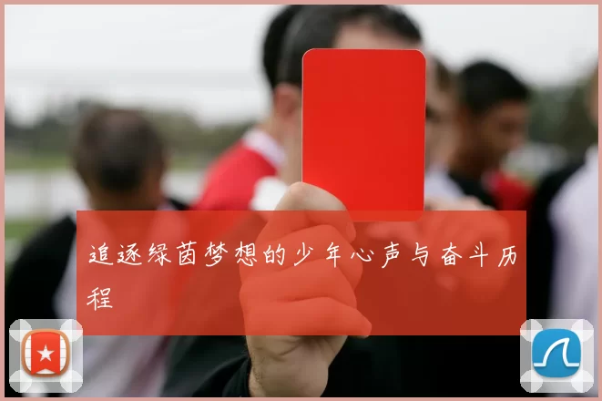 追逐绿茵梦想的少年心声与奋斗历程